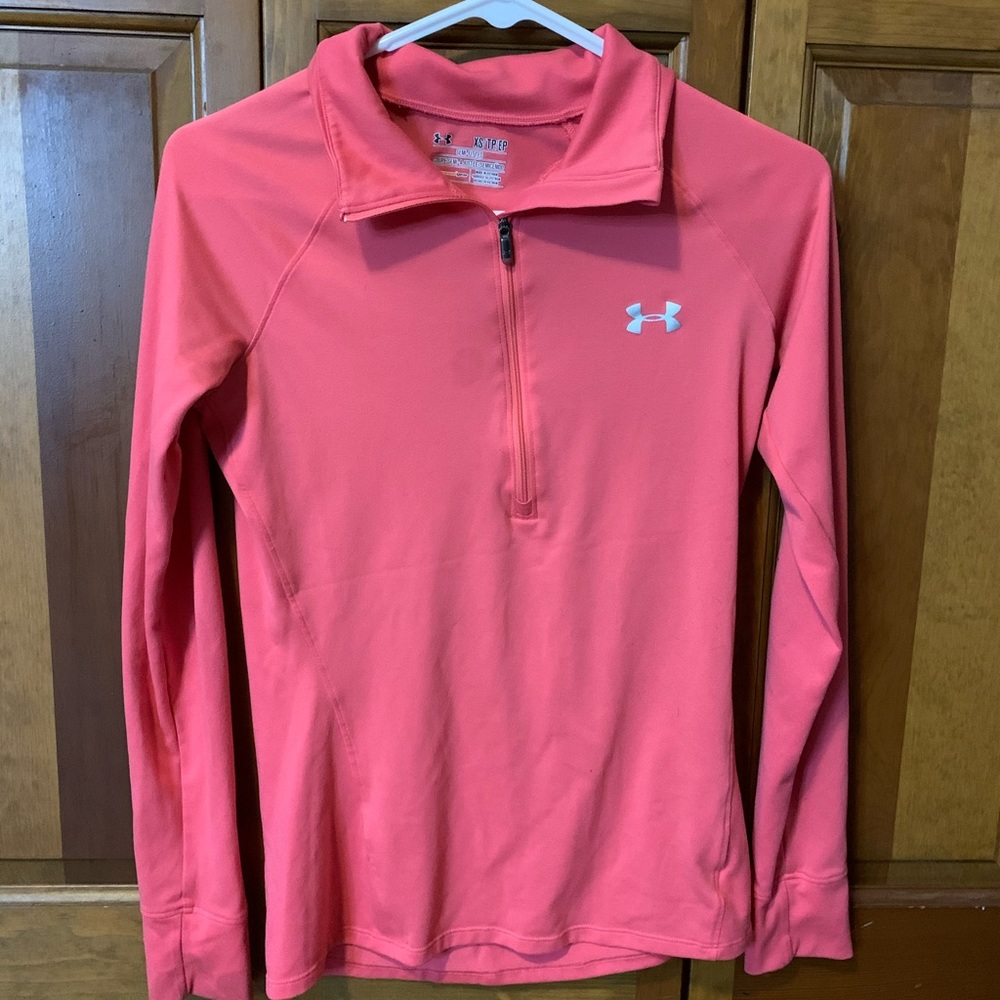 Pink Under Armour Quarter Zip